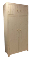 2-deurskast Ameland 112cm breed met bovenkastjes