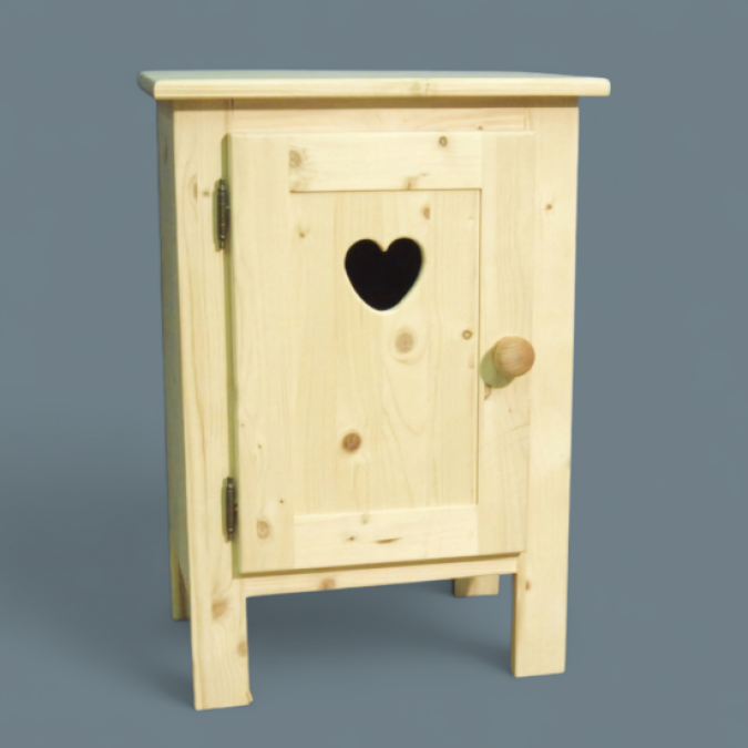 2-persoonsbed SAM met boog en hart 120x190t/m180x220cm