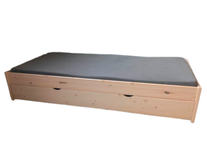 1-persoonsbed SEM met onderbed 70x180t/m90x220cm
