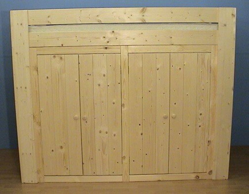 Hoogslaper met 4-d.kast 90x200cm SHOWMODEL