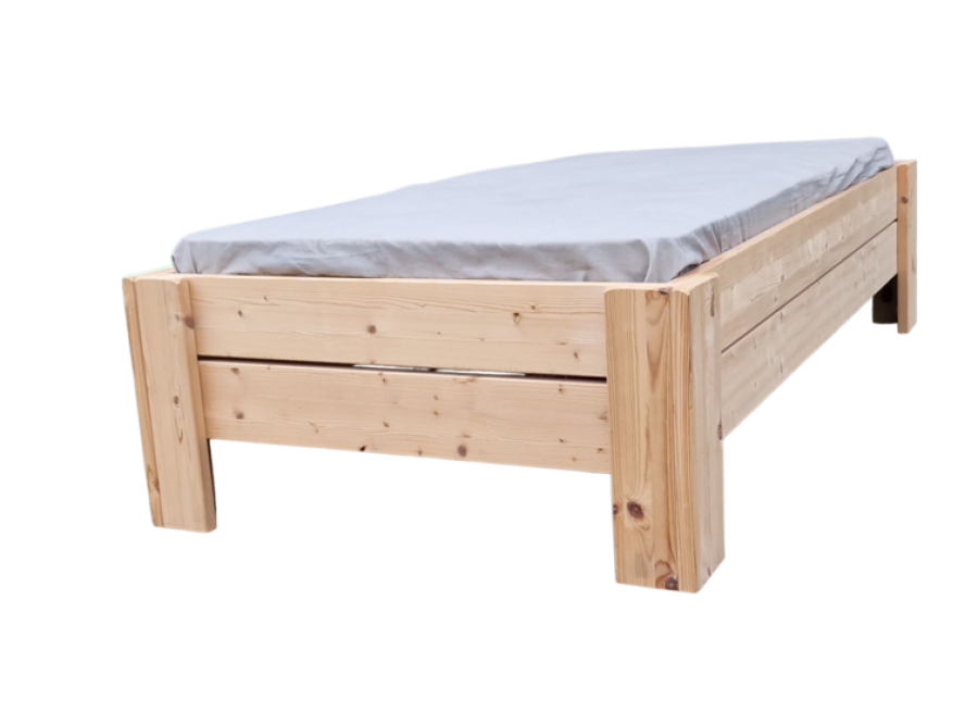 1p.bed HARRY 2 LATTEN+POTEN 90x190cm SHOWMODEL