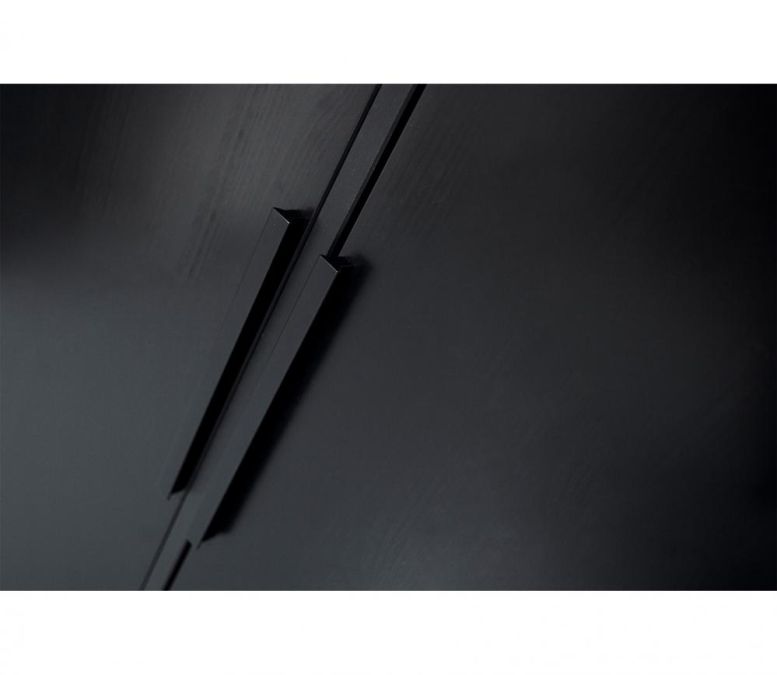 2-deurskast model ADAM met lade zwart